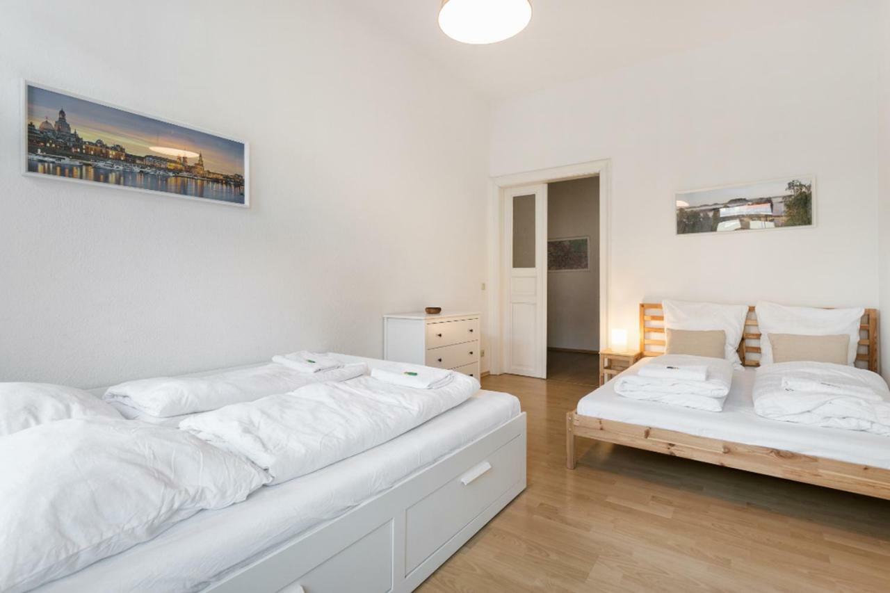 Ruhiges Apartment Am Rande Des Szeneviertels Dresden Bagian luar foto